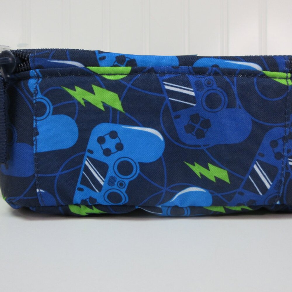 Video Game Lunch box Combo Food Container Ice Pack Bottle Blue Green Arctic Zone - Picture 7 of 10